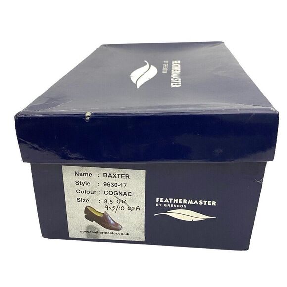 Grenson Men’s Feathermaster Dress Leather Loafer 9.5 US Medium Made In The UK - Picture 13 of 14